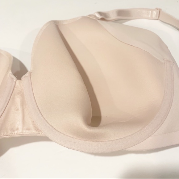 Olga Pink Plus Size Floral Bra 36DD - Picture 4 of 6